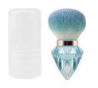 Set di pennelli da trucco a base vegetale, setole morbide, piano consapevole dell'ambiente, delicato sulla pelle, eccellente per la routine quotidiana, strumento permanente facile e pulito