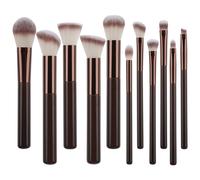 - Set di pennelli da trucco color bronzo cioccolato Set-Pennelli trucco 1 pieces female