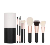 Set di Pennelli da Trucco da Viaggio - 7 Pezzi Set Setole Morbide,Kit di Pennelli per il Trucco,Per Bambine Ragazze Donne Principiante Fondotinta Correttore