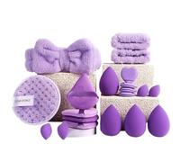 Set di pennelli da trucco in plastica, pennelli Kabuki per cipria, ombretto, pennello sintetico di alta qualità, per contouring, correttore, fondotinta, cipria, ombretti, 20 pezzi in 1