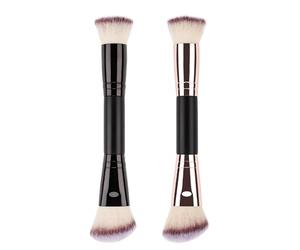Set di pennelli da trucco per cosmetici - Kit per pennelli Đe trucco D́e Viaggio | B́rochas Professionali per Ombra Dśe Occhi In Polvere, Correttore In Polvere Liquida, Setole Sintetiche