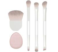 Set di pennelli da trucco per ombretto, morbidi e morbidi, con custodia, portatile, strumenti di bellezza per occhi, guance, labbra, madri, mogli