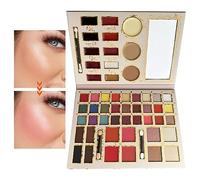 Set di pennelli e per trucco, set da trucco con pennello, palette di ombretti e set di pennelli, palette di trucco professionale per una facile miscelazione