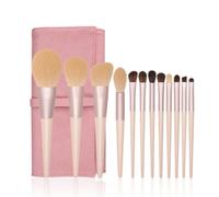 Set Di Pennelli For Trucco Da 12 Pezzi Pennello For Polvere Super Morbido For Di Animali Pennello For Ombretto In Crine Di Cavallo Strumento For Trucco