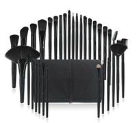 Set di pennelli for trucco, Set di pennelli for trucco, Pennelli for trucco professionali da 32 pezzi Fondotinta in polvere Crema Sopracciglio Eyeliner Correttore Pennello Kabuki con(Size:Black)