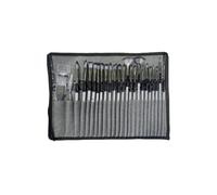 Set di pennelli in nylon - 24 pezzi per pittura ad olio ad acquerello -...