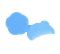 Set di Pennelli per Baby Cuoio per Bambini in Silicone YCTZE - Pespa Bagno Morbido e Pettine Curva Pulizia e Massaggio Comodi il Cuoio Capelluto Massaggio (BLUE)