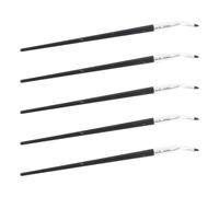 Set di Pennelli per Eyeliner Ad Angolo per un Trucco degli Occhi , 5 Pennelli Piegati in Stili Ultra Fini, Definiti e per il Trucco, Set di Pennelli per Trucco