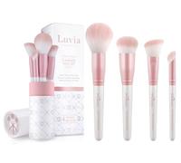 Set di pennelli per il trucco Luvia, Flawless Face Set, Set di pennelli per il viso, 4 pennelli cosmetici vegani, pennelli per il trucco
