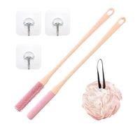 Set Di Pennelli Per La Pulizia Del Piede - Kit Per Spazzole Per Unghie | Scrubber Di Punta A Manico Lungo | Set Di Attrezzi Da Bagno A 6 Pezzi Con Ganci, Setole Di Silicone Morbida, Aiuti Di Peduncolo