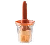 Set di pennelli per olio in silicone, contenitore per olio in ABS, dispenser 2 in 1 con pennello in silicone, gadget da cucina, strumento per barbecue, contenitore per olio d'oliva per cucinare e