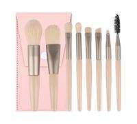 Set di pennelli per ombretti - Ben spazzole in fibra sintetica, kit di strumenti per il trucco | 8pcs Busie per trucco per gli occhi morbidi con custodia, pennello per la sfioro a sopra del sopraccigl