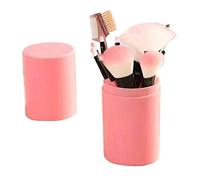 Set di pennelli per ombretto, 12 pezzi, setole morbide, strumenti di bellezza, occhi, trucco viso, fard, pennello cilindrico per cosmetici (colore: 04)