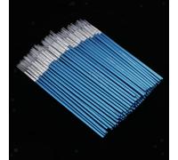 Set di Pennelli per Pittura, 100 Pennelli con Punta Tonda a Punta in Nylon,