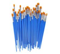 Set Di Pennelli Per Pittura 50 Pz Bambini Nylon Piatto Piccolo Olio Acquerello