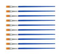 Set di pennelli per pittura acrilica, Pennelli con punta piatta e appuntita, Pennelli per artisti per pittura acrilica, Pennelli riutilizzabili per opere d'arte dettagliate, Pennelli per pittura acril