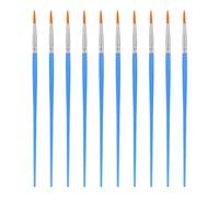 Set di pennelli per pittura acrilica, Pennelli con punta piatta e appuntita, Pennelli per artisti per pittura acrilica, Pennelli riutilizzabili per opere d'arte dettagliate, Pennelli per pittura acril