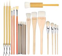 Set di Pennelli per Smalto per Ceramica, 20 Pezzi di Diverse Forme, Strumen6294