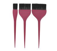 Set di pennelli per tinta professionale per capelli 3 pezzi con setole morbide e punta appuntita per ritocchi alla radice per tinture per capelli di qualità professionale Tutti i