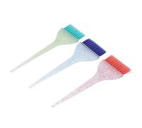 Set di Pennelli per Tinture per Capelli 3 Pezzi, Applicatore Professionale per Pennelli per Evidenziare i Capelli, con Manico Glitterato