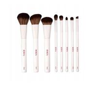Set di pennelli per trucco, 8 pezzi Ibra White Brush Set