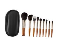 Set di pennelli per trucco in polvere, con setole morbide per un look trucco, un design portatile e leggero, un manico confortevole, materiali durevoli,
