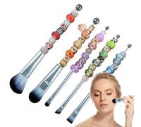 Set di pennelli per trucco professionale, spazzole per il trucco | Pennici per il trucco del viso perline,5x Applicatori di scultura di miscelazione portatili per bronzer in polvere per bronzer per fa