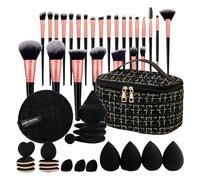 Set Di Pennelli Per Trucco | Set Pennelli Fondotinta E Ombretti - Beauty Leggeri E Stilosi Per Donne Madri Figlie Uso Quotidiano E Viaggio