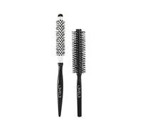 Set di pennelli rotondi di livello 3, design professionale e leggero, per capelli e acconciature, resistenti al calore, spazzole per capelli di livello 3, 2 pezzi