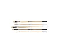 Set di pennelli - ROYAL TALENS - 5 pezzi - Setole di maiale - Ideale per pittura ad olio e acrilico