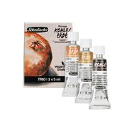 Set Di Pennelli Schmincke In Carbone Liquido E Terra 3 X 5Ml