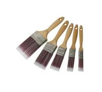 Set Di Pennelli Sintetici Silverline 5 Pezzi Strumento Fai Da Te