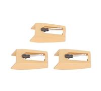 Set di Pennelli Stilo per Giradischi Golden, Confezione da 3 Aghi di Ricambio per Giradischi Victrola Crosley ION Boytone Sylvania Giradischi