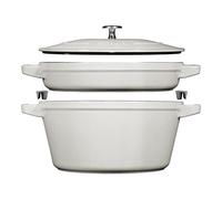 Staub Stackable Set 2-pz., Set di pentole Stackable, tartufo bianco