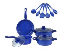 Set di pentole antiaderenti, 13 pezzi, compatibili con l'induzione, padelle, pentole e pentole, per cucinare in casa