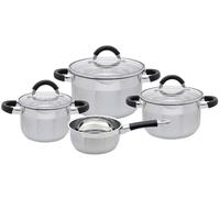 Set di pentole Basic Black Steam, 4 pezzi