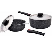 Set di pentole berger stone rock in alluminio 6 pezzi