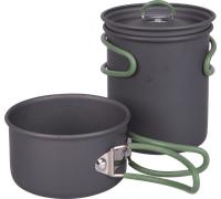 Set di pentole bo-camp explorer in alluminio anodizzato 2 pezzi.