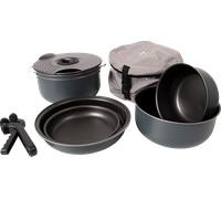 Bo-Camp Campeggio Set di 7 pentole Nero 1,1/2,5/4,4 l