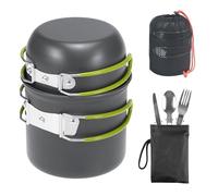 Set di pentole da campeggio, da campeggio, da campeggio, per attività all'aperto, da campeggio, da campeggio, per attività all'aperto, per campeggio, cucina all'aperto, escursioni, viaggi