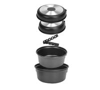 Set di Pentole da Campeggio Pentola Da Campeggio For Esterni, Portatile For Decotti Campo Selvaggio Con Utensili For Cavi Picnic Moto Trekking