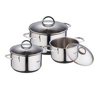 Set di pentole in acciaio inox Bergner Classic da 6 pezzi