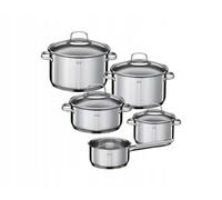 Rösle Elegance Topfset, 5-TLG. Set di pentole, Acciaio Inossidabile, Argento, 16 cm, 5 unità