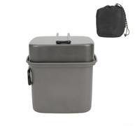 Set di pentole in alluminio pieghevole 2pcs campeggio leggero | Design pieghevole, salvaspazio, adatto per zaini, set da 2 pezzi, ideale per escursioni e viaggi