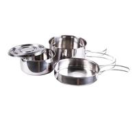 Set di pentole Mil-Tec Stainless Steel Cook Set - 4 pezzi
