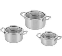 SET DI PENTOLE NINJA C93000DE, Alluminio, Acciaio inox, Grigio