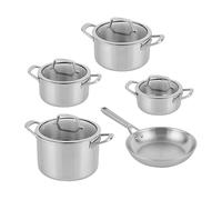 SET DI PENTOLE NINJA EverClad, Acciaio inox, Grigio