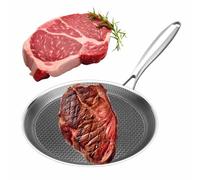 Set di pentole per Barbecue in Acciaio Inossidabile Addensato - padelle antiaderenti da 26 cm e 30 cm per Una Cottura sicura ed efficiente e Una Preparazione Sana dei pasti nella Tua Cucina di casa