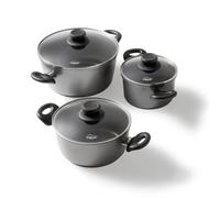 Set di pentole per induzione STONELINE, set di pentole da 6 pezzi con coperchio,