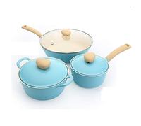 Set di pentole per pentole in pentola per zuppa di latte wok ceramica set di pentole antiaderente set di pentole